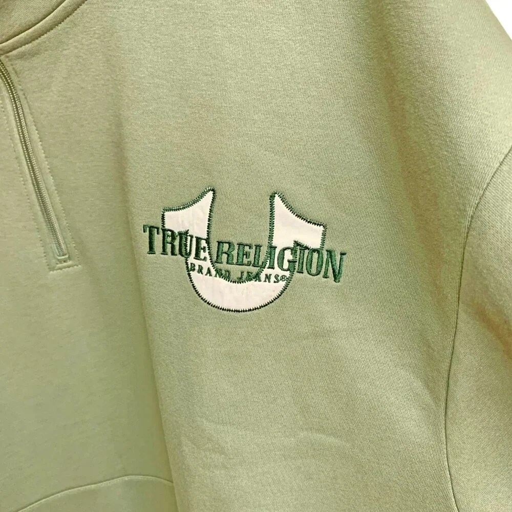 True Religion Kalamata Mock Quarter‎ Zip Pullover